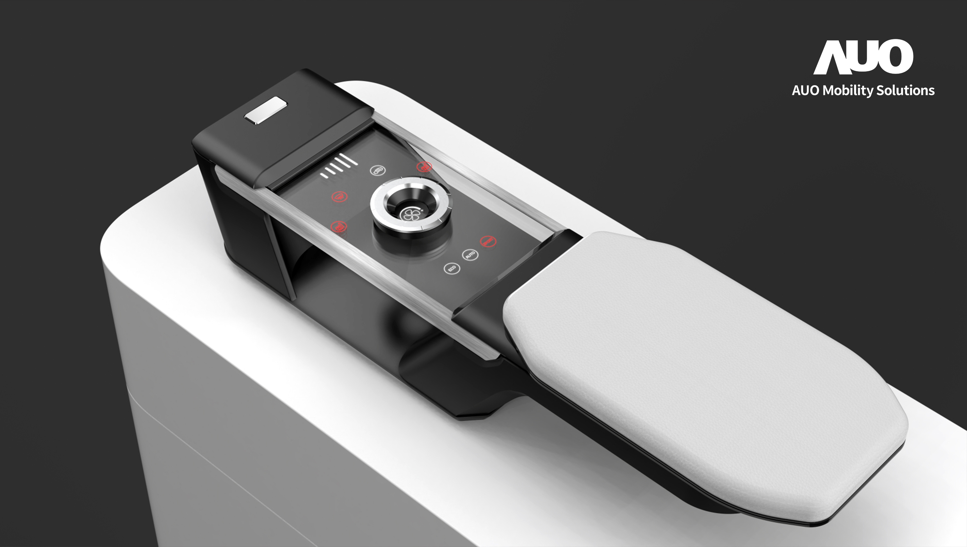 lehu乐虎88智慧行动全新发表INVISY隐形科技系列，CrystalSense Console以最简约的机构设计，提供直觉控制的主动触觉回馈与压力感测，并且动态呈现、仅在需要时显示，打造未来座舱的极致互动体验。