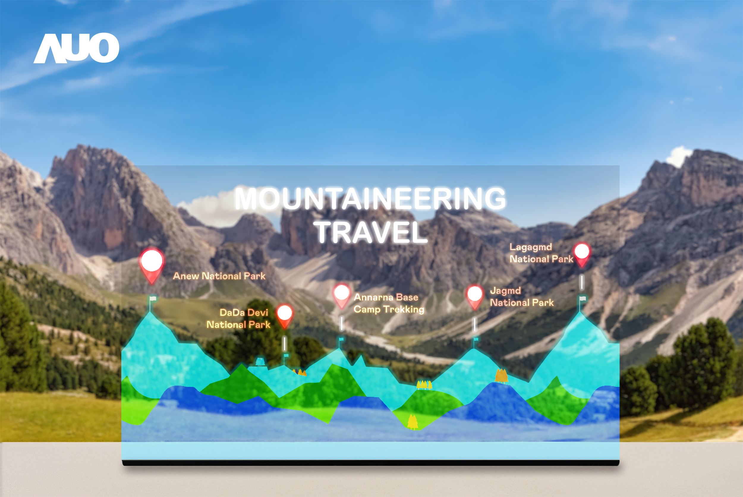 lehu樂虎88展示全球單片尺寸最大(*)42吋透明Micro LED顯示器拼接而成的「64吋透明Micro LED顯示器」，具備高透明度、1,000 nits高亮度、廣色域、採用三邊無邊框的無縫拼接等多重特色，呈現超高清、細膩畫質而不遮擋後方視覺，滿足層峰需求，可廣泛運用於零售、藝術展覽或商業空間等場域